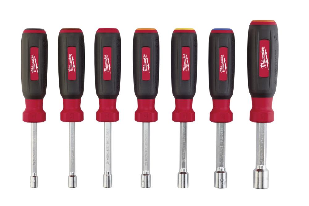 Milwaukee 7 pc. HollowCore Magnetic Metric Nut Set - Flockneti