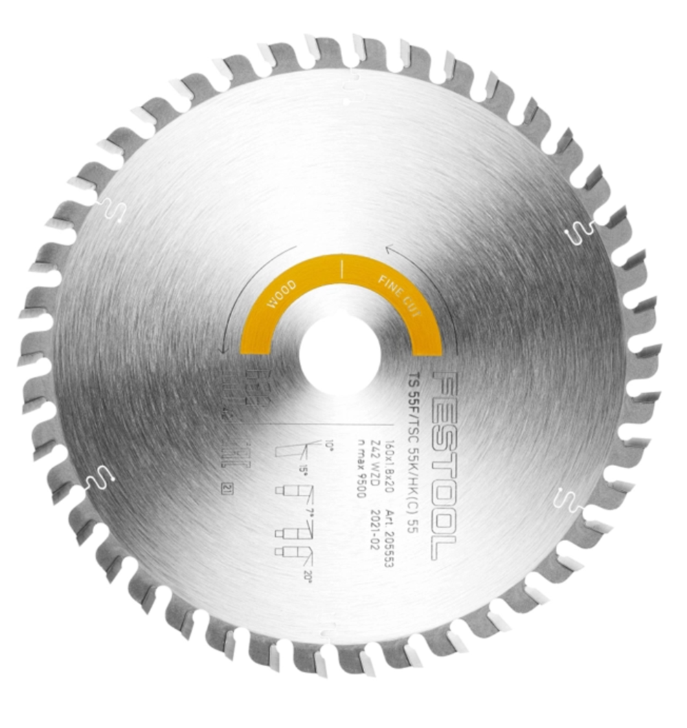 Festool Saw Blade Fine Cut 42 Tooth for TSC 55 K - Flockneti