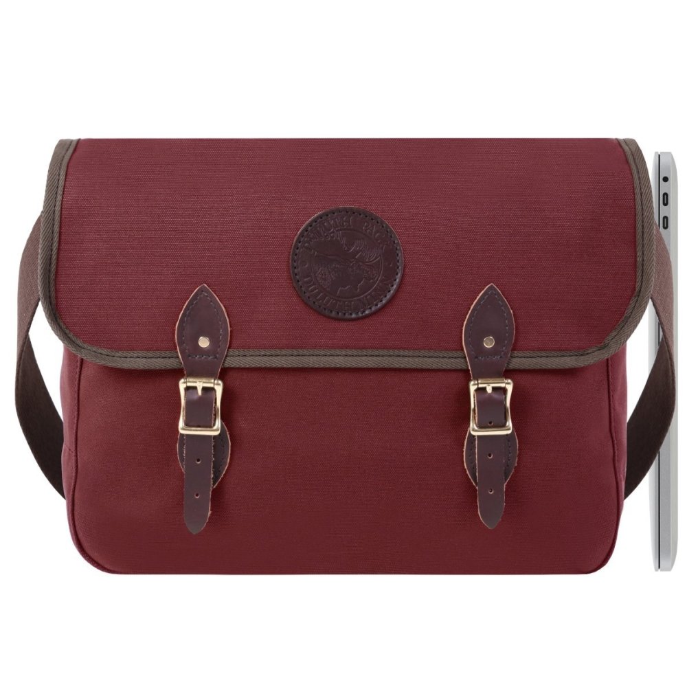 Duluth Pack 15 In. 12 Liter Capacity Burgundy Laptop Book Bag - Flockneti