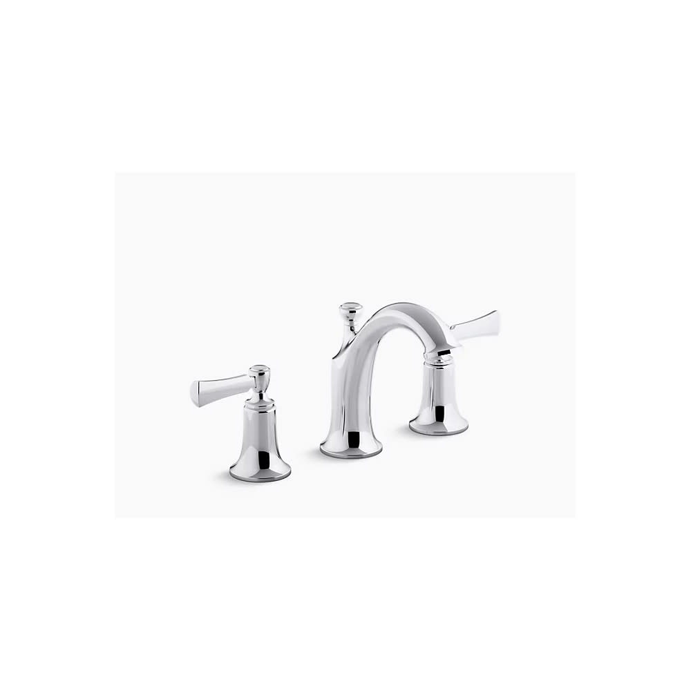 Kohler Elliston Bathroom Sink Faucet Chrome 2 Handle Widespread - Flockneti