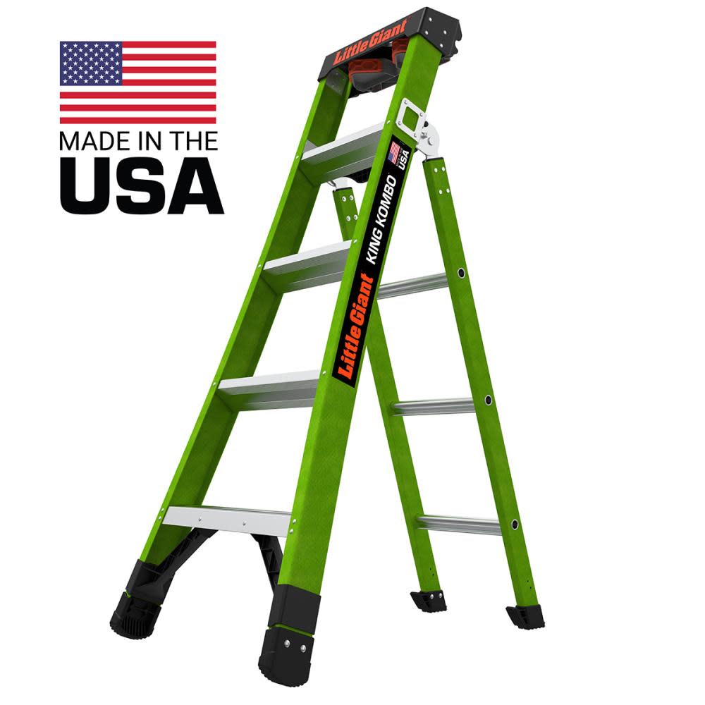 Little Giant Safety King Kombo 2.0 Pro M5 Type 1AA Fiberglass - Flockneti