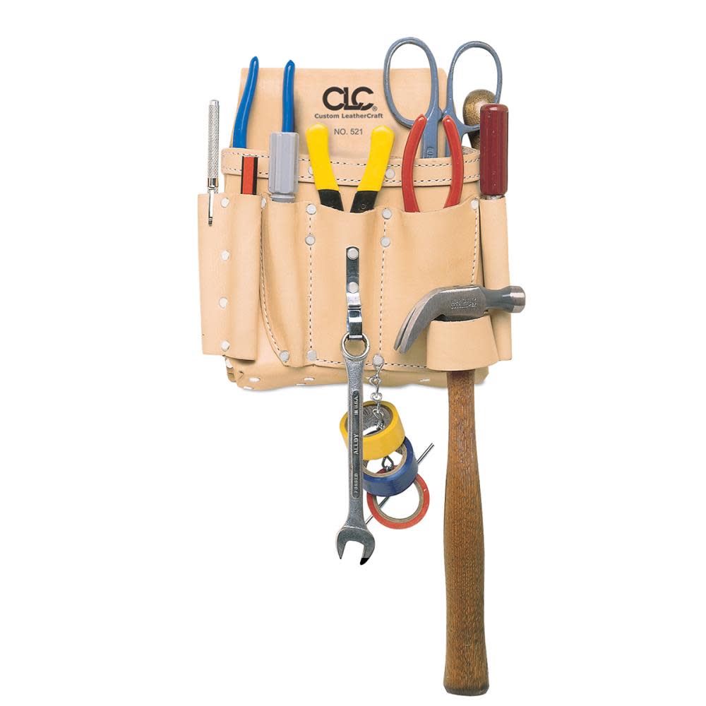 CLC 8 Pocket Electrician’s Tool Pouch - Flockneti