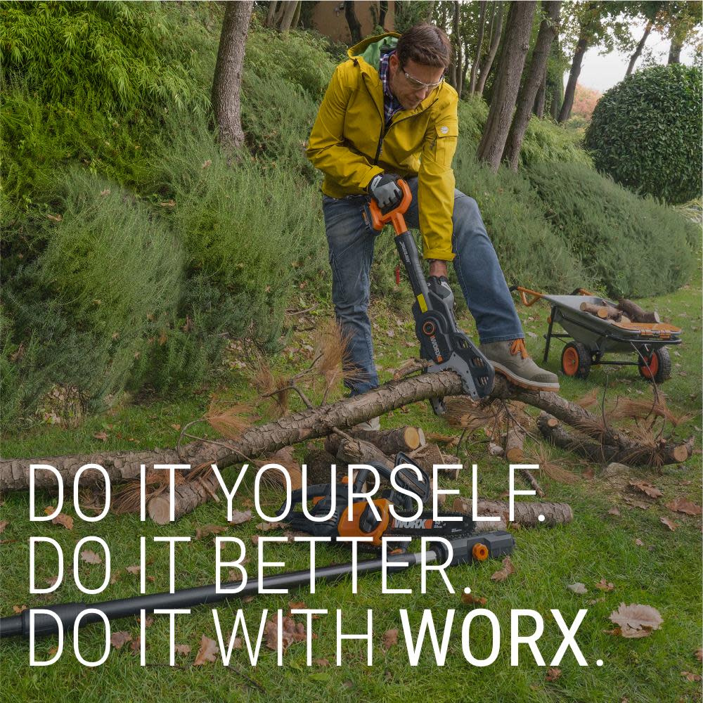Worx 16 in. 15 amp Chainsaw Tool-free Tensioning and Chain Brake - Flockneti