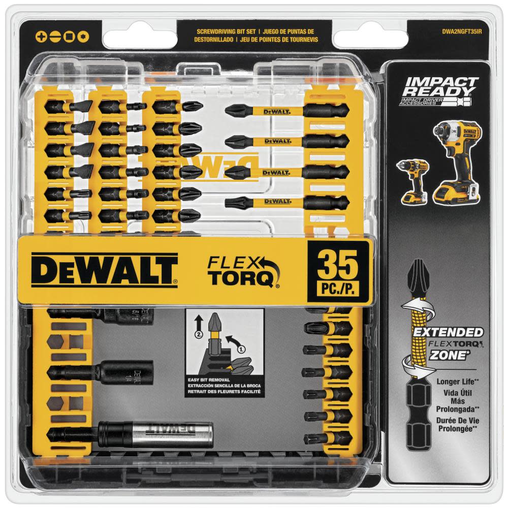 DEWALT 35-Piece Impact Ready FlexTorq Set - Flockneti
