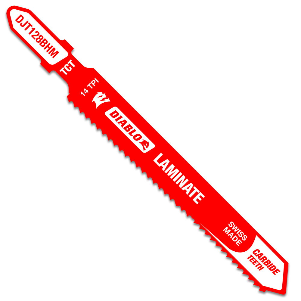 Diablo Tools 3-5/8″ 14 TPI Carbide T-Shank Jig Saw Blade for Laminate - Flockneti