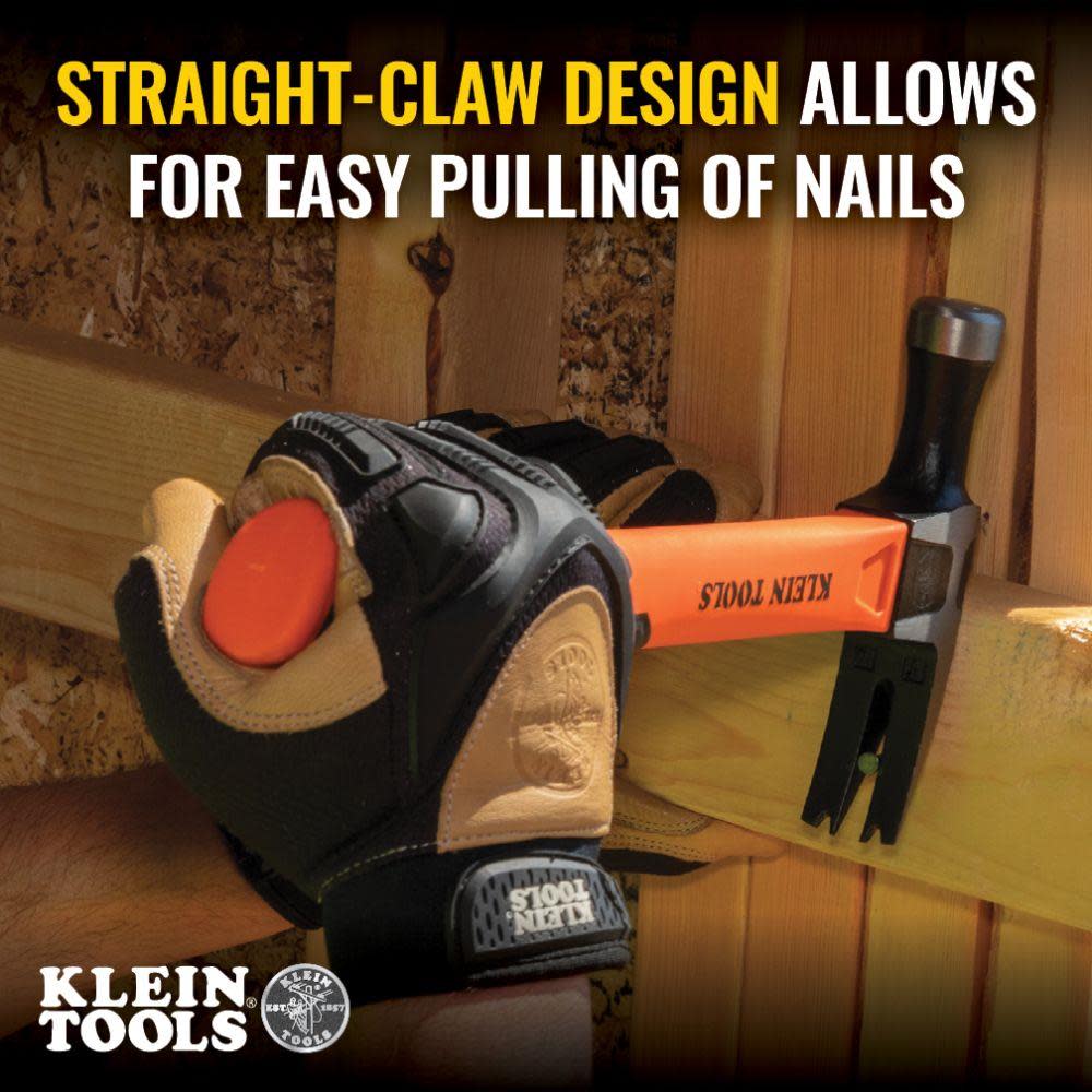 Klein Tools Hammer Straight Claw 16oz 13″ - Flockneti