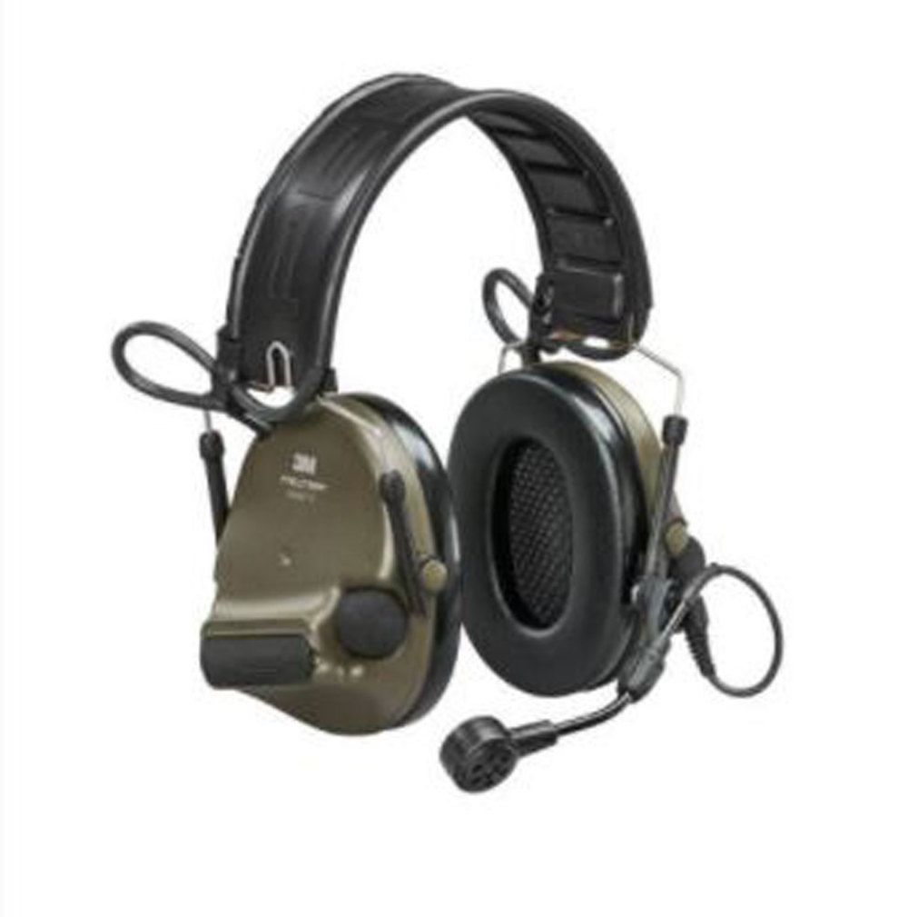 3M PELTOR ComTac V Foldable Olive Drab Green Hearing Defender MIL/LE Tactical Headset - Flockneti