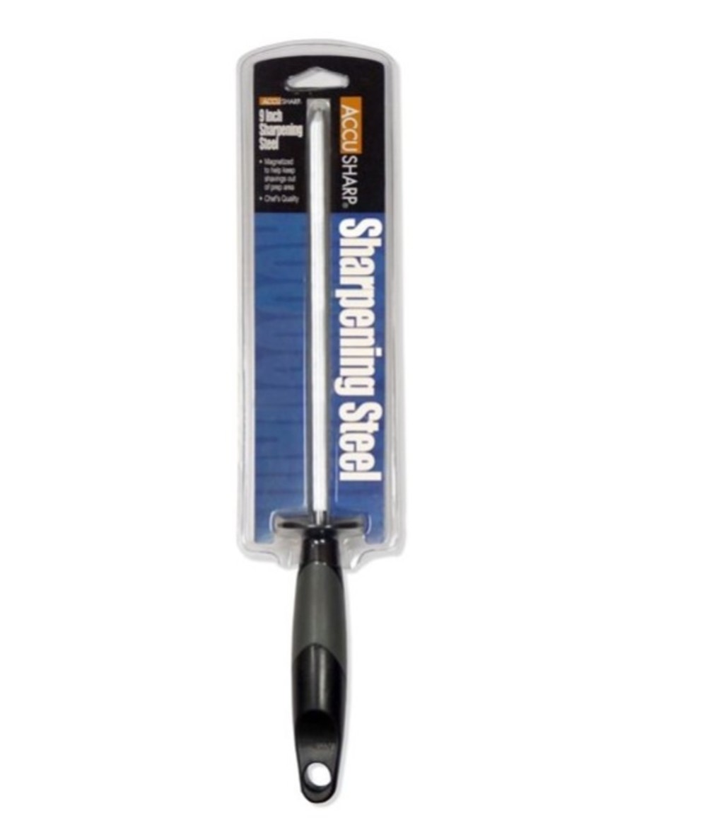 Accusharp 9″ Butcher Steel Knife Sharpener - Flockneti
