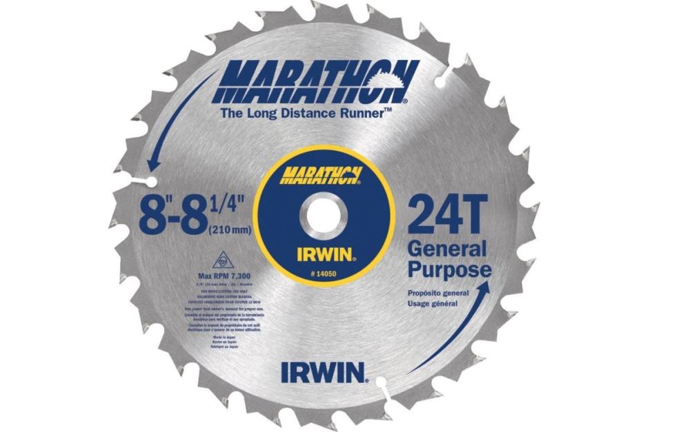 Irwin SAW BLADE 8 1/4″ 24T MARATHON CD - Flockneti