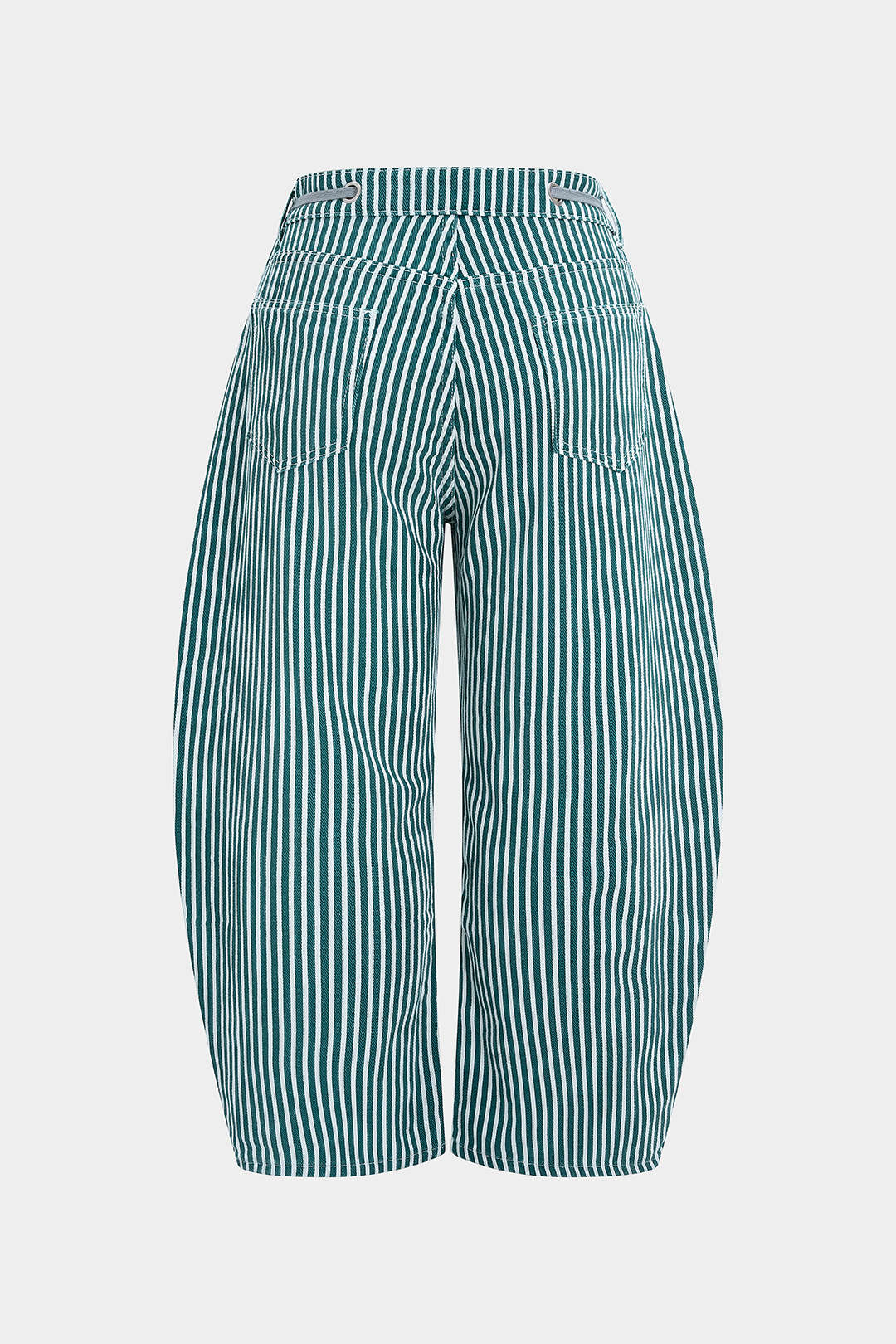 Plus Size Drawstring Pocket Low Waist Jeans - Flockneti