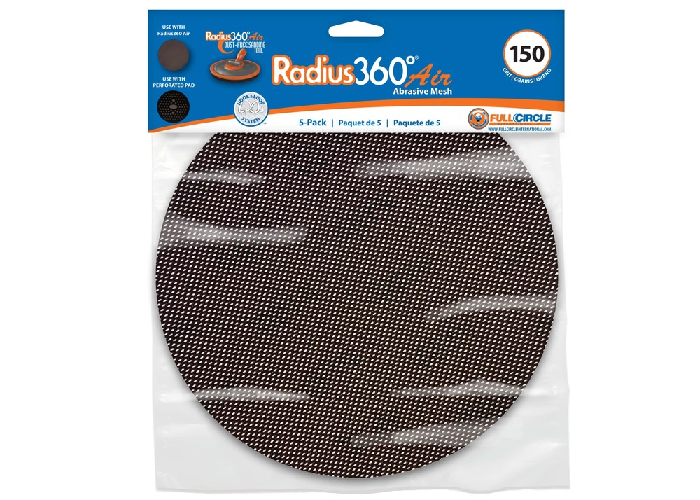 Full Circle 150 Grit Mesh Abrasive- 5PK - Flockneti