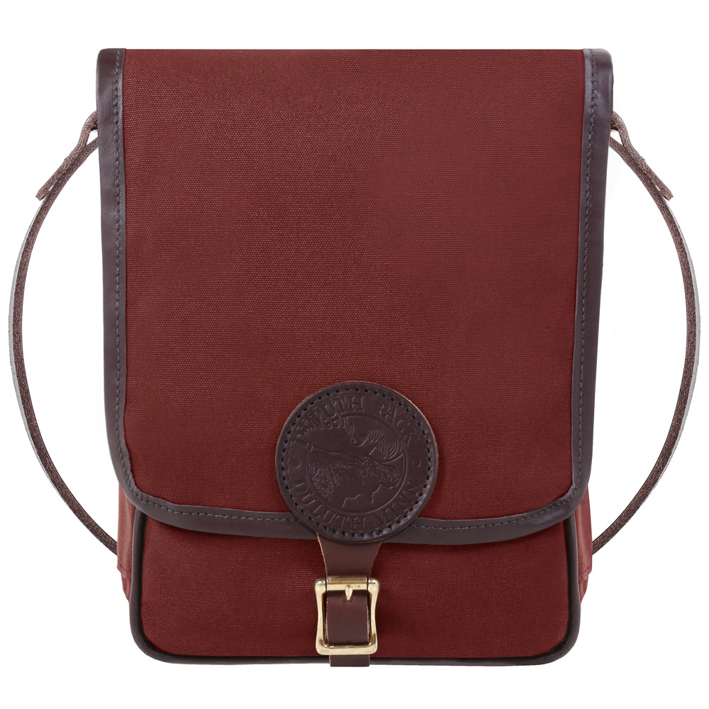 Duluth Pack Haversack with Leather Trim – Burgundy - Flockneti