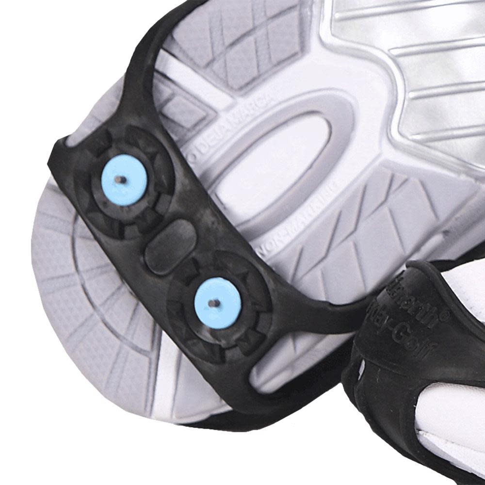 Due North Everyday G-3 Winter Over Shoe Slip Resistant Traction Footwear with Grip Carbide Spikes Open/Close Split Tread Textured Lining S/M - Flockneti