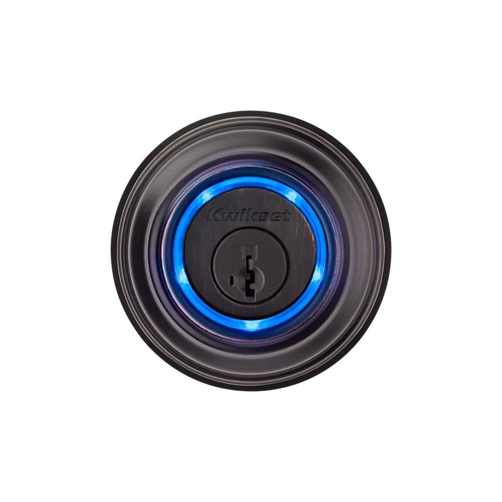 Kwikset Venetian Bronze 2nd Gen Bluetooth Smart Lock Electronic Deadbolt - Flockneti