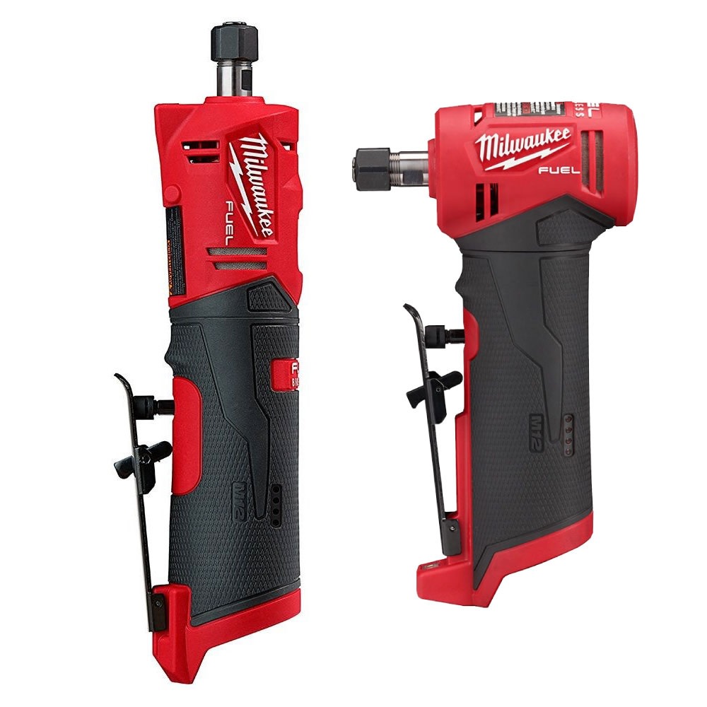 Milwaukee M12 FUEL Straight Die Grinder & Right Angle Die Grinder Bare Tools - Flockneti