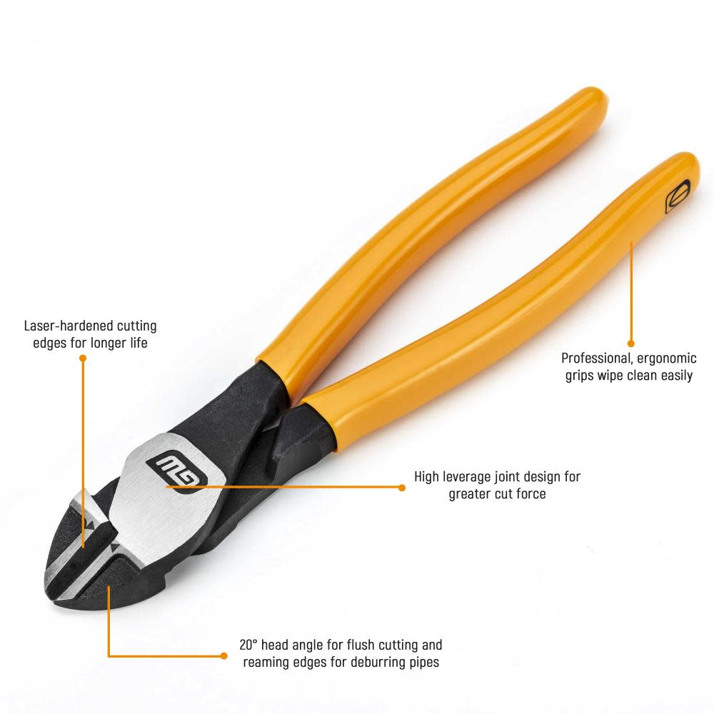 GEARWRENCH Pitbull Diagonal Cutting Pliers 8″ Dipped Handle - Flockneti
