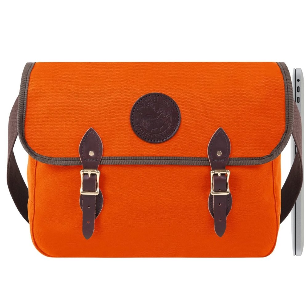Duluth Pack 17 In. 13 Liter Capacity Orange Laptop Book Bag - Flockneti