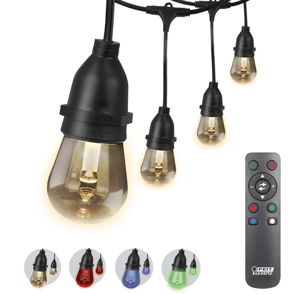 Feit Electric 30′ 15 Lights Decorative LED String Light Set - Flockneti