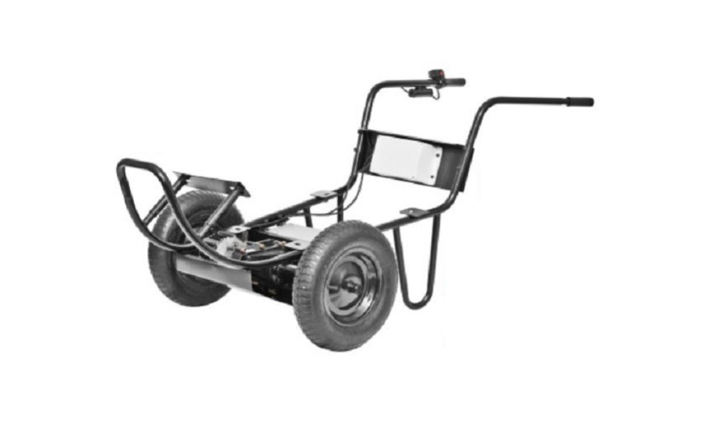 PAW Electric Wheelbarrow Power Assist Drive System Without 6 Cu. Ft. Poly Tub - Flockneti