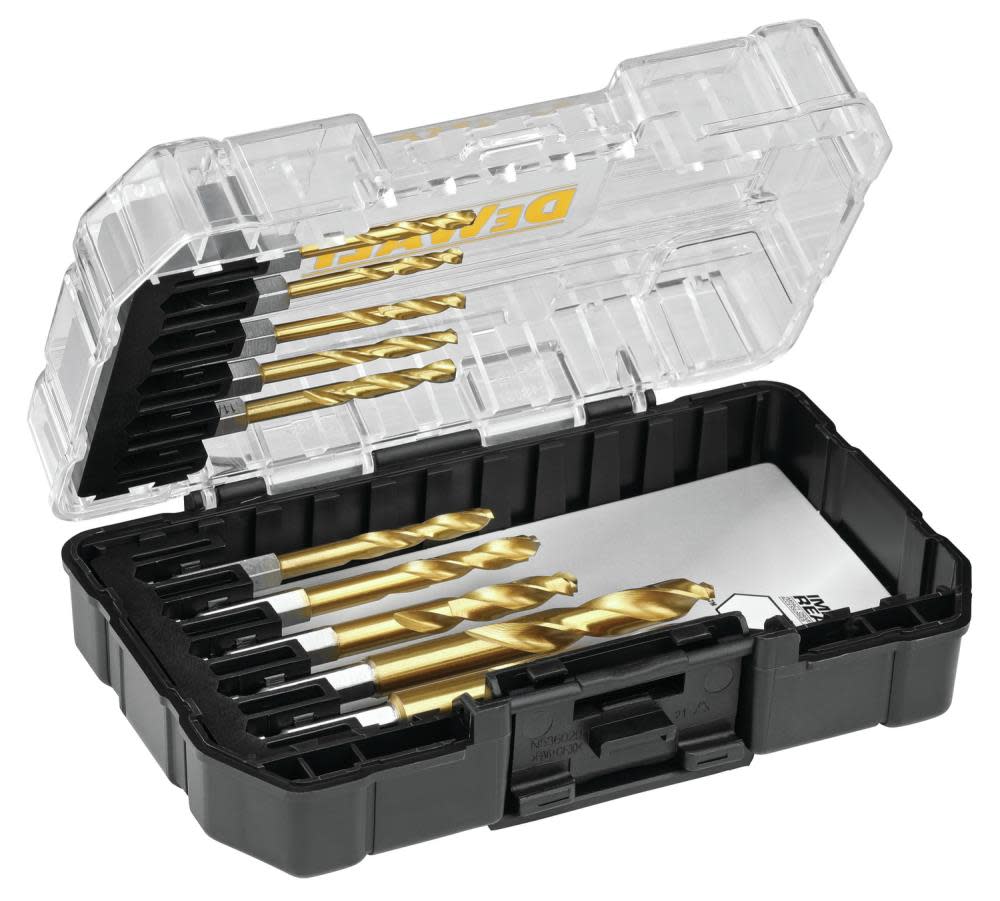 DEWALT 10-Piece Impact Drilling Set - Flockneti