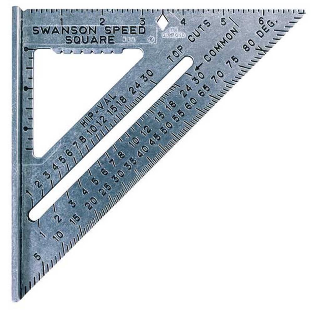 Tool Speed Square with Black Markings Blue Book - Flockneti