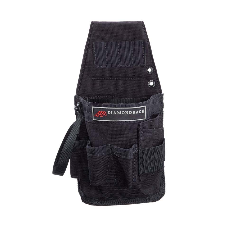 Diamondback Toolbelts Black Right Side Mini Niko Tool Pouch - Flockneti