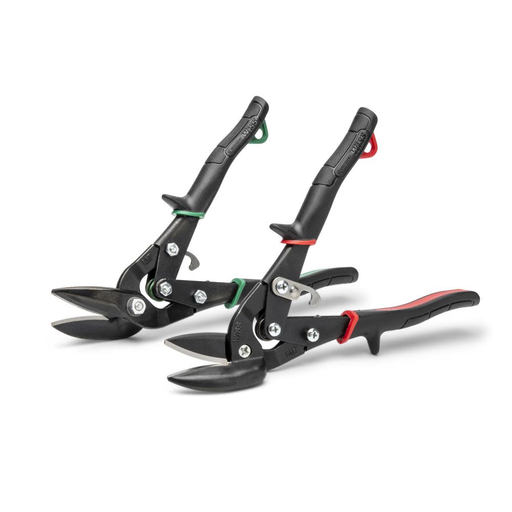 Crescent Wiss Offset Tradesman Aviation Snip Set 2pc - Flockneti