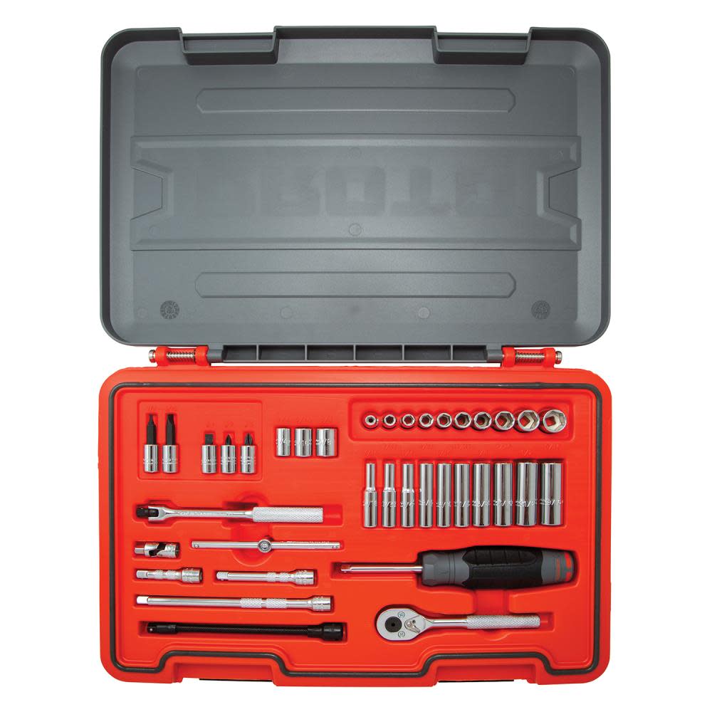 Proto Socket Set 1/4 DR 37pc SAE 6PT - Flockneti