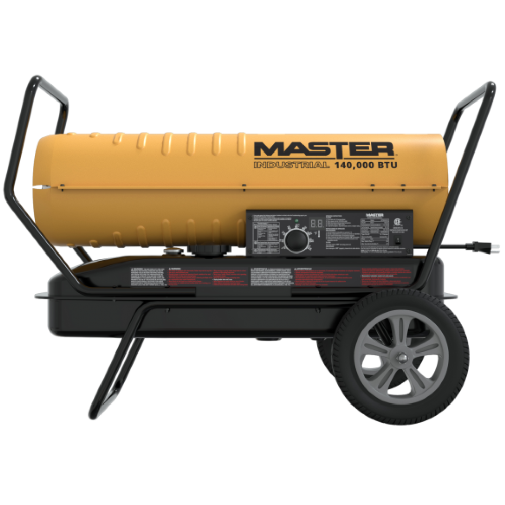 Master Industrial Forced Air Heater Diesel / Kerosene 140000 BTU - Flockneti