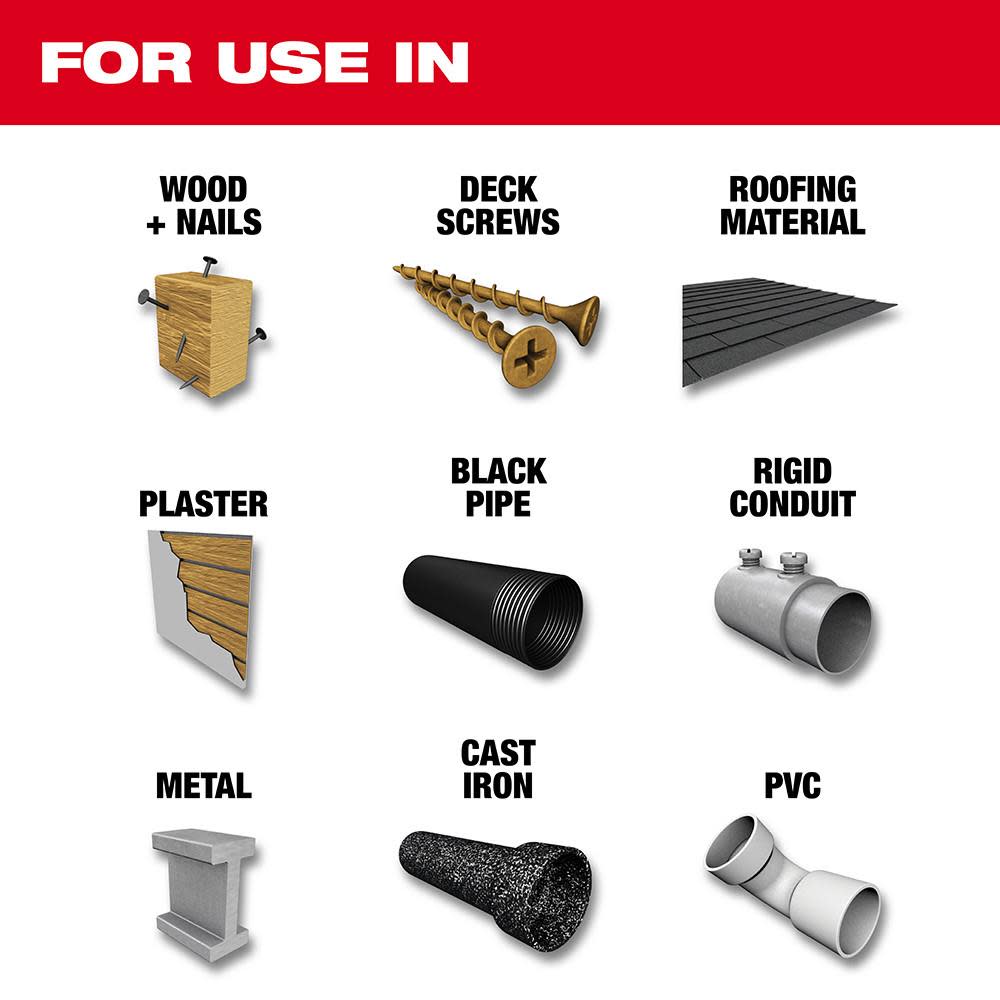 Milwaukee 9″ WRECKER with NITRUS CARBIDE 5Pk - Flockneti