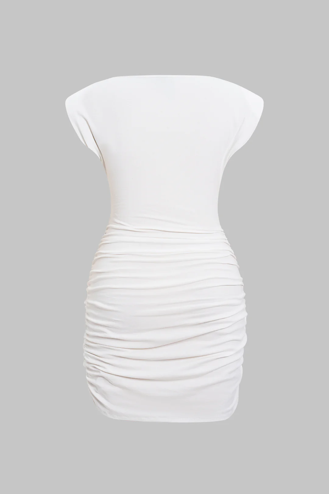Ruched Twist Knot  Mini Dress - Flockneti