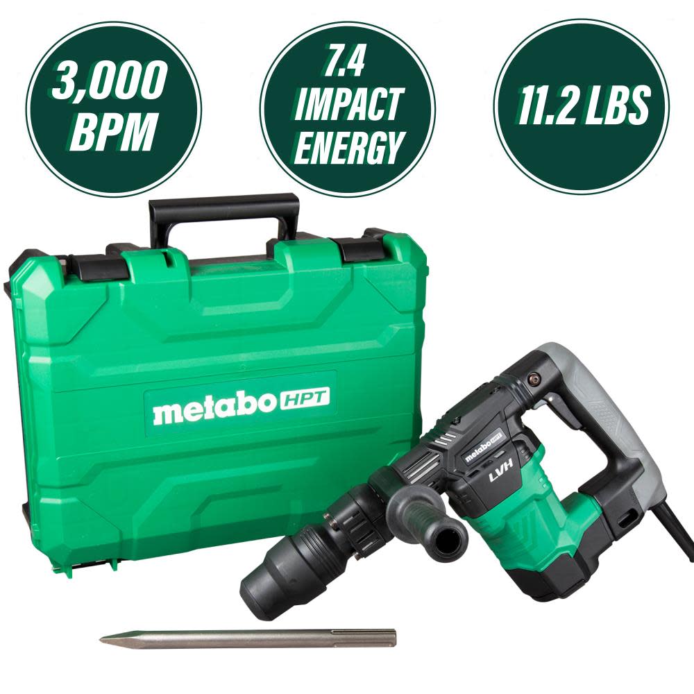 Metabo HPT 11 pound SDS Max Demolition Hammer - Flockneti