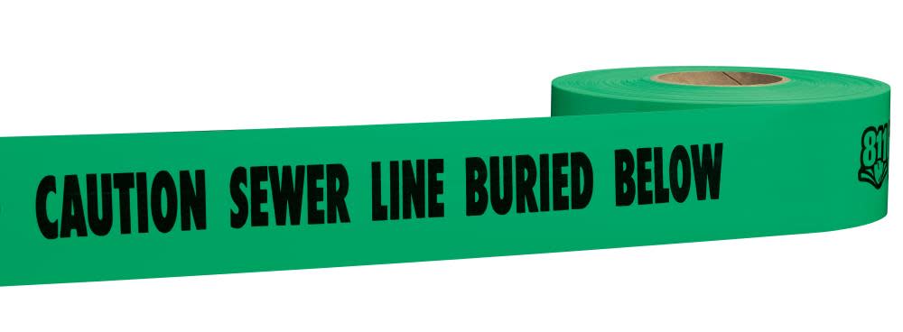 Empire Level SHIELDTEC Standard Non Detectable Tape Sewer Line - Flockneti