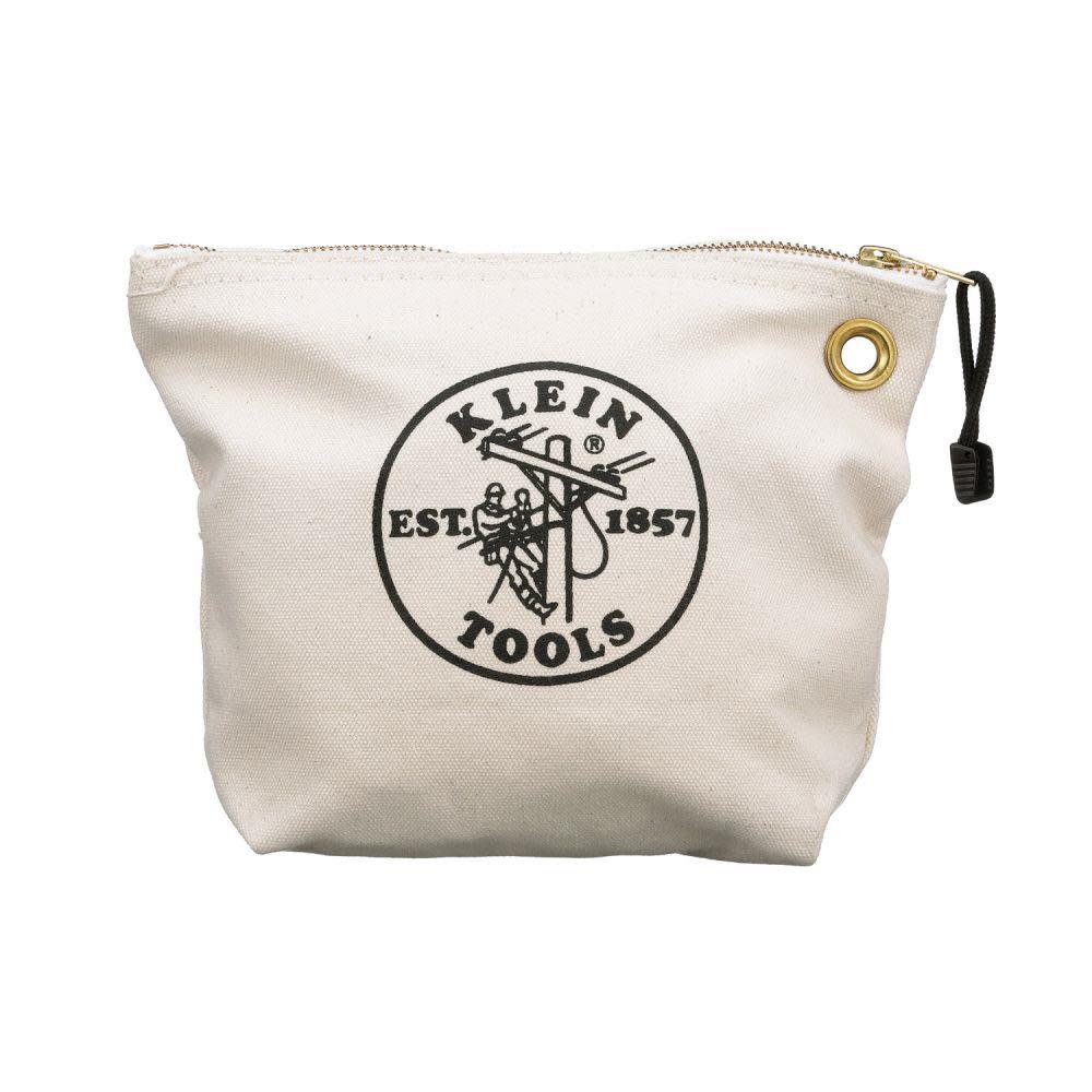 Klein Tools Canvas Zipper Bag Consumables Nat - Flockneti