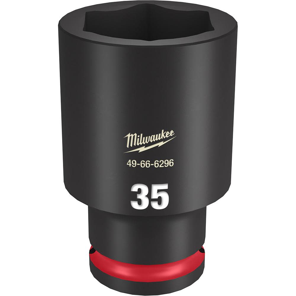 Milwaukee SHOCKWAVE Impact Duty Socket 1/2″ Drive 35MM Deep 6 Point - Flockneti