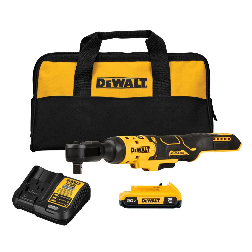DEWALT ATOMIC 20V MAX Ratchet Brushless Kit 1/2″ - Flockneti