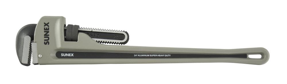 Sunex 24 In. Super Heavy Duty Pipe WrenchDuctile Cast Iron Handle - Flockneti