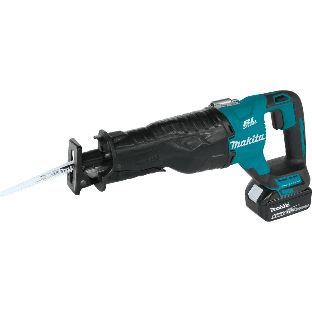 Makita 18V LXT Lithium-Ion Brushless Cordless Recipro Saw Kit (5.0Ah) - Flockneti