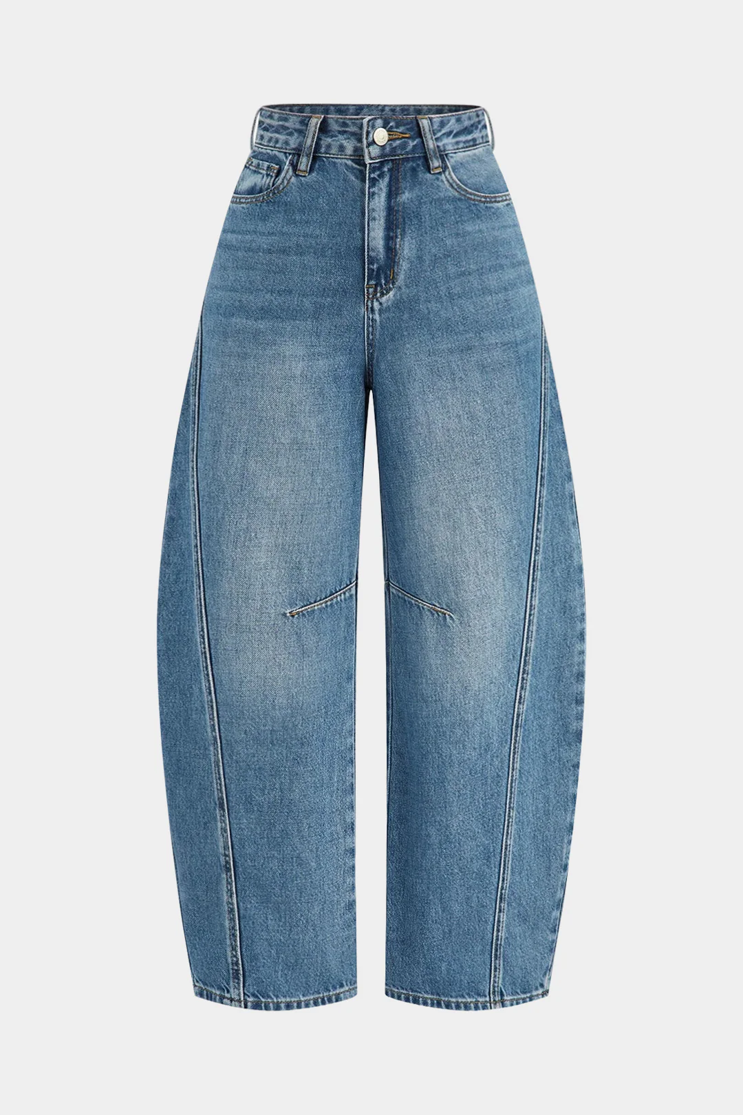 Denim Barrel Jeans - Flockneti