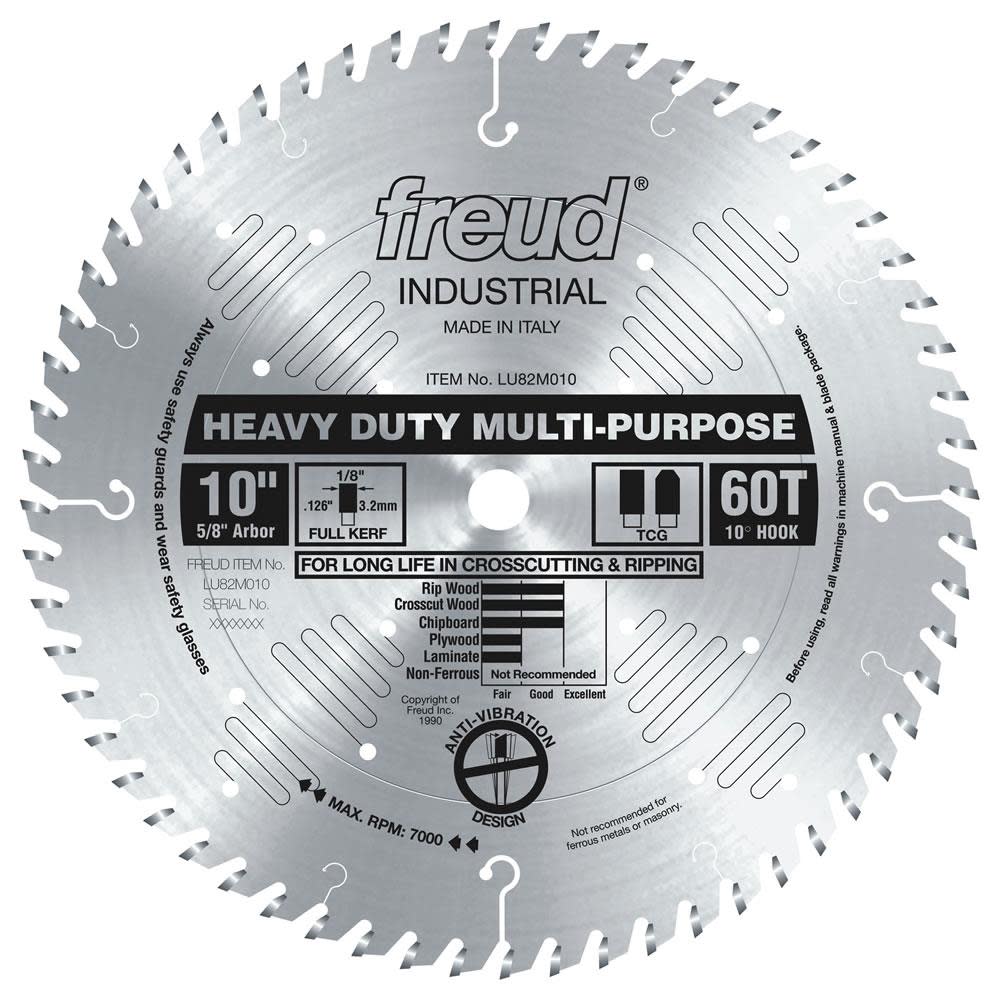 Freud 10″ Heavy Duty Multi-Purpose Blade - Flockneti