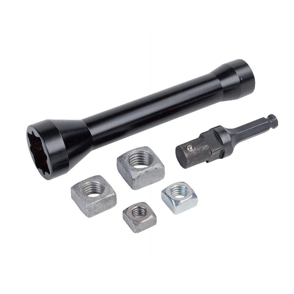 Greenlee Nut Runner Assembly with 7/16 In. Hex Quick-Change Adapter - Flockneti