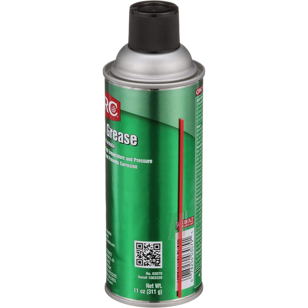 CRC Industries 11oz Aerosol Heavy Duty Red Grease - Flockneti
