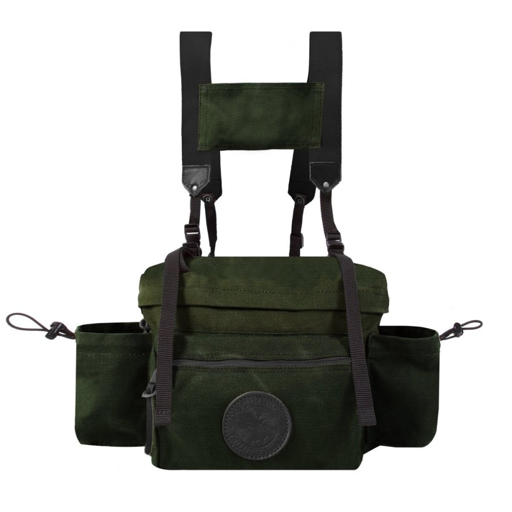 Duluth Pack 12 Liter Capacity Wax Olive Drab Canvas All Day Lumbar Pack - Flockneti