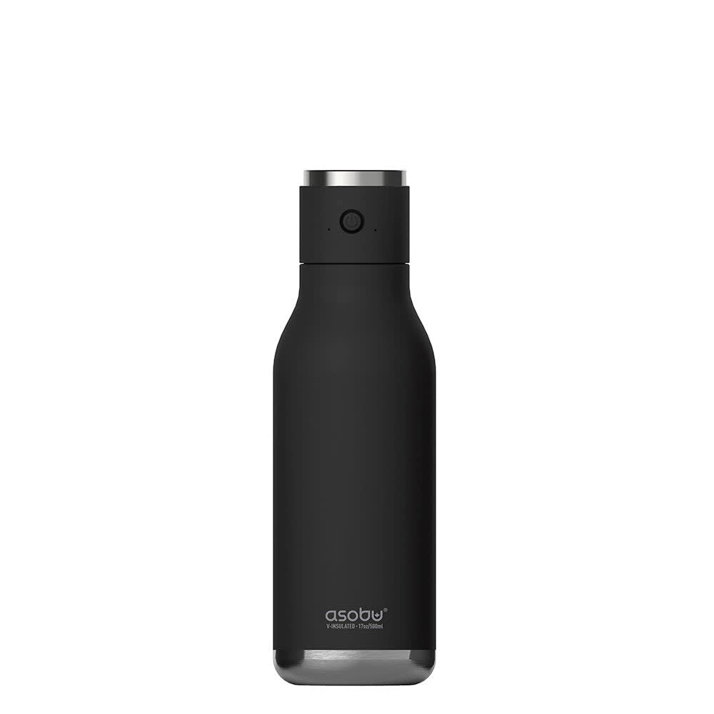 Asobu Bottle 17oz Insulated Bluetooth Black - Flockneti