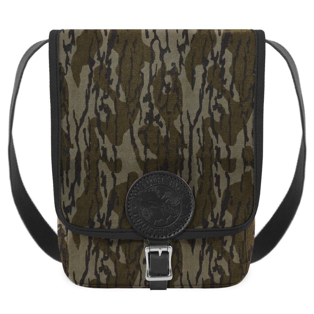 Duluth Pack 6 Liter Capacity Mossy Oak Bottomland Haversack With Cotton Web Trim - Flockneti