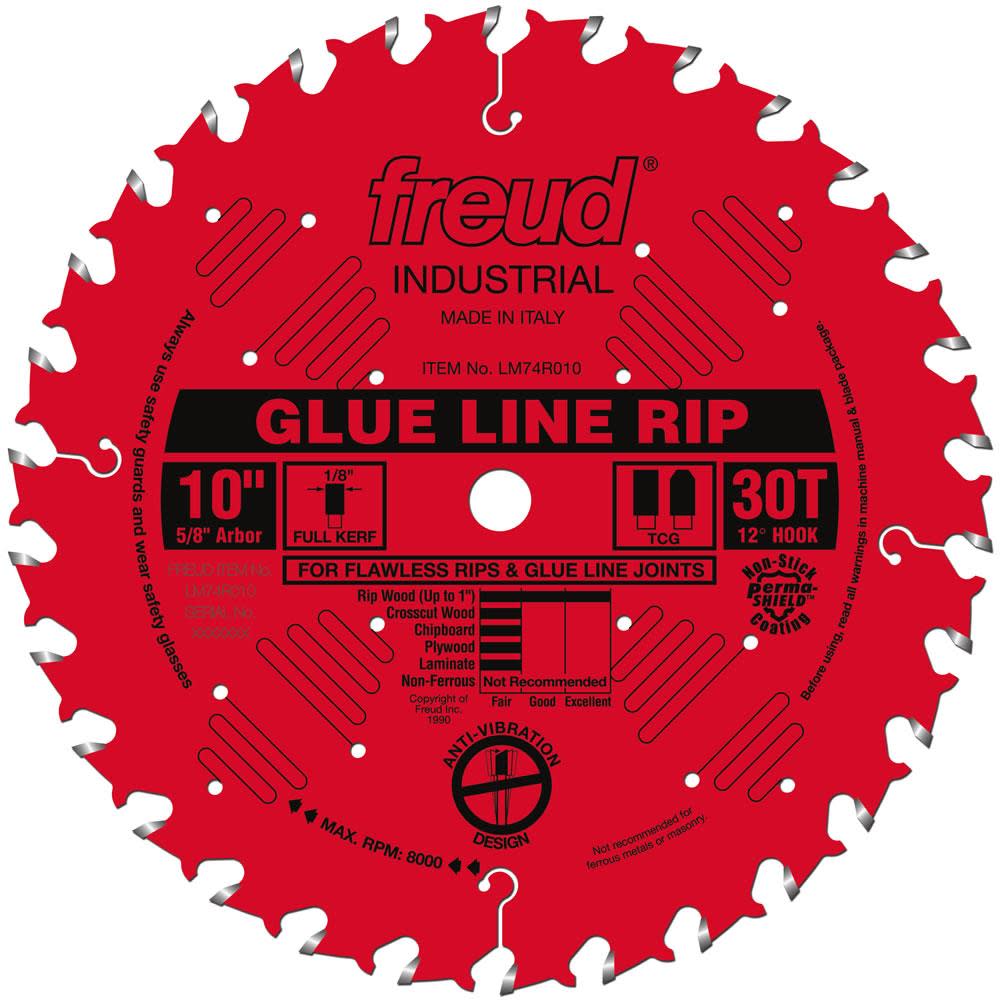 Freud 10″ Glue Line Rip Blade - Flockneti