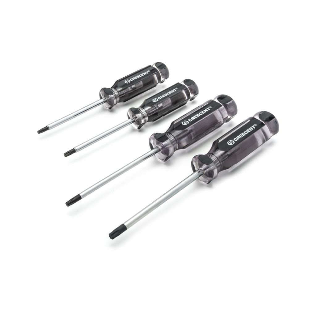 Crescent 4 pc. TORX Acetate Screwdriver Set - Flockneti