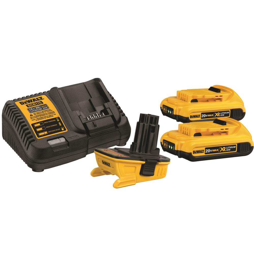 DEWALT 18V-20V Adapter Battery Combo Kit - Flockneti
