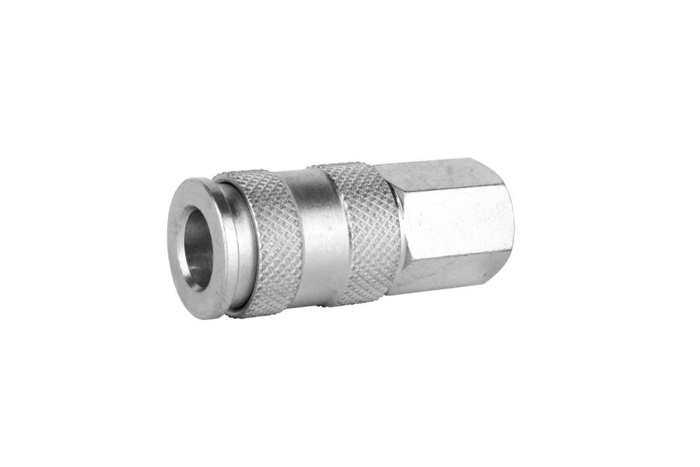 Milton 3/8″ FNPT High Flow V Style Quick Connect Steel Coupler - Flockneti