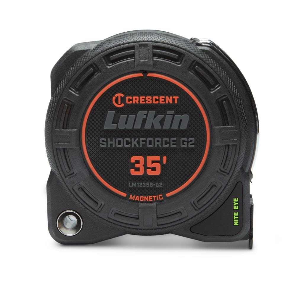 Crescent Shockforce Nite Eye G2 Magnetic Tape Measure 1 1/4″ x 35′ - Flockneti